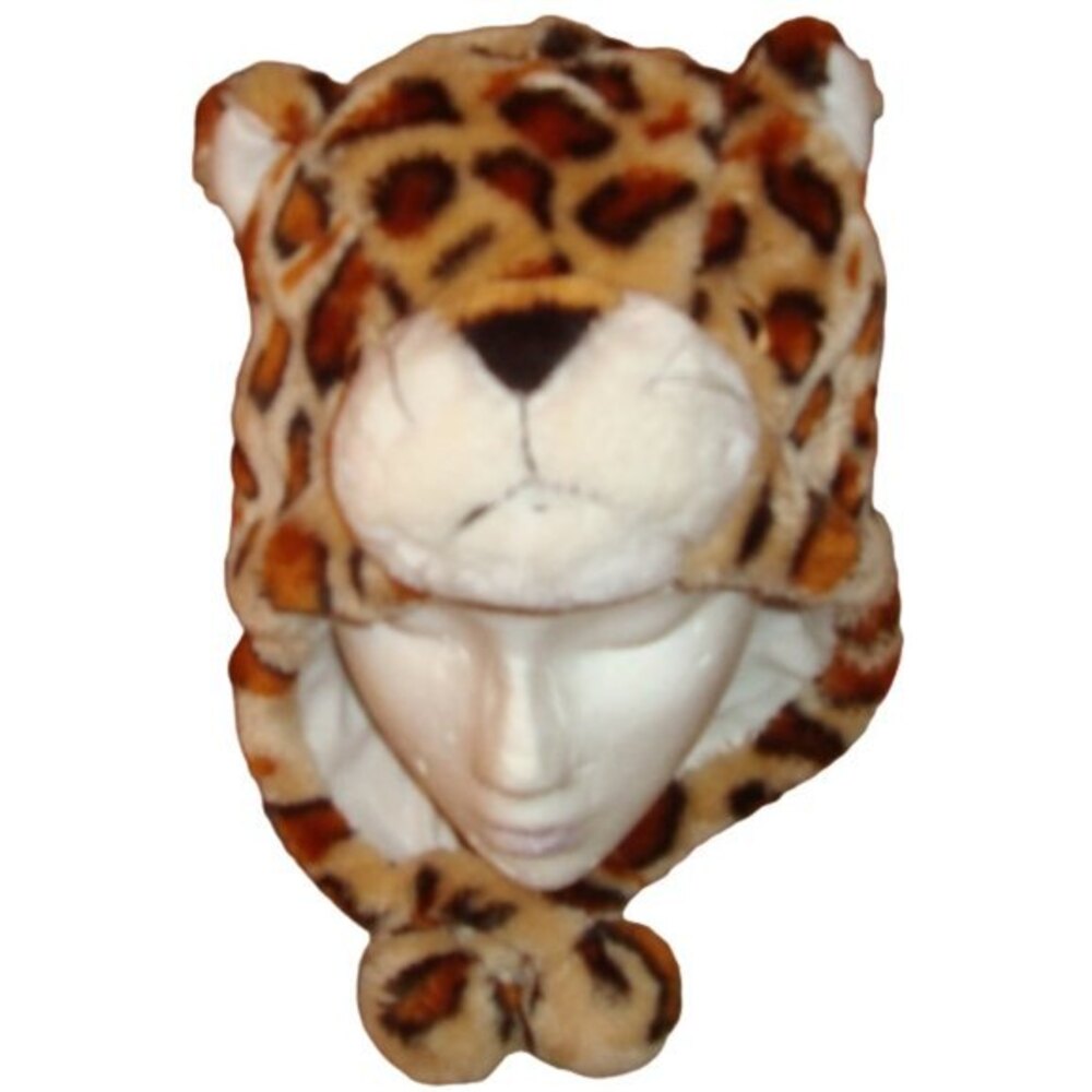 NOVELTY LEOPARD HAT ONE SIZE FITS MOST